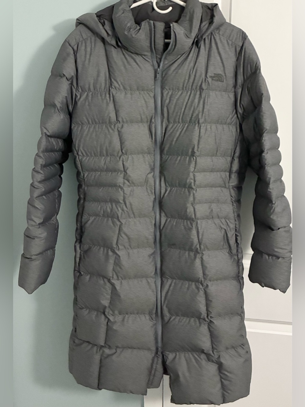 Womens NORTH FACE 550 Long Down Winter Coat Parka, sz XXL